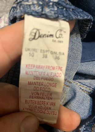 Джинсовые шорты denim co 4