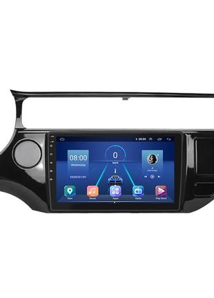 Штатная магнитола lesko для kia rio iii рестайлинг 2015-2017 экран 9" 2/32gb 4g wi-fi gps top