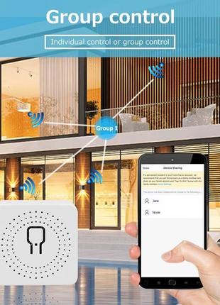 Модуль розумний вимикач wifi 16a модуль для віддаленого керування по мережі wi-fi вмикач вкл/викл