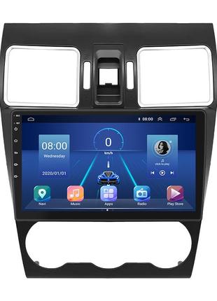 Штатная магнитола lesko для subaru forester iv 2012-2015 экран 9" 4/64gb 4g wi-fi gps top