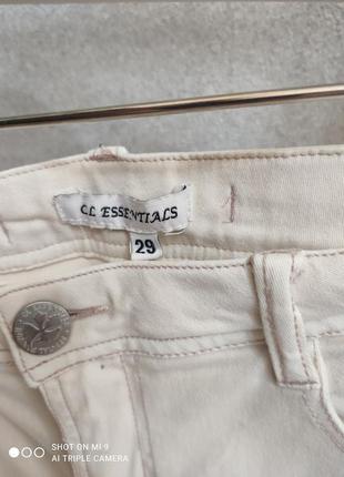 Еластичні бежеві джинси скіні від cl essentials, розмір 296 фото