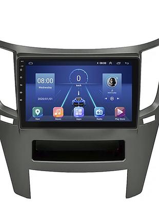 Штатна магнітола lesko для subaru outback iv 2009-2012 екран 9" 4/64gb 4g wi-fi gps top