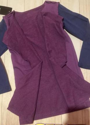 Детский стильный кардиган туречка для девочки, кардиган яркий без молнии, удлиненный прямого кроя кардиган трехнить, двунитка, кофта детская