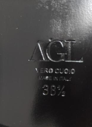 Шикарні брендові босоніжки італійського бренда люкс класу agl. розмір 38 1/27 фото