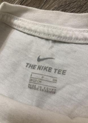 Футболка nike tee на 8-10 років 128-140 см біла красива оригінальна4 фото