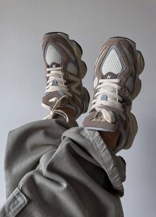 Знижка ! new balance 9060 dark brown жіночі кросівки нью беланс 9060 розпродаж