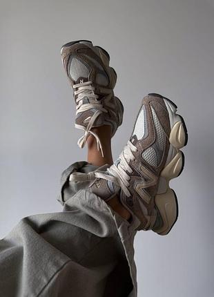 Знижка ! new balance 9060 dark brown жіночі кросівки нью беланс 9060 розпродаж
