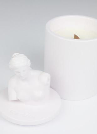 Аромасвічка venus cherry blossom lavender 100% wood wax 165g 35h гранд презент nac 1106