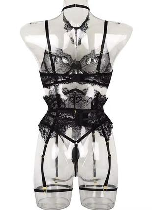 Сексуальный кружевной комплект нижнего белья