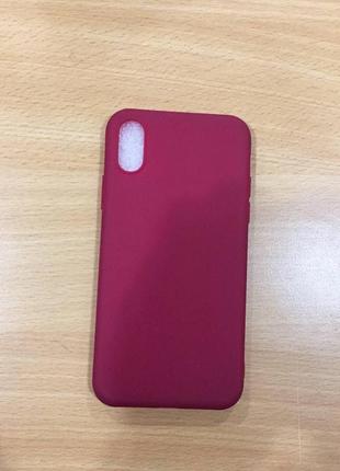 Силиконовый чехол-накладка silicone case для iphone x/xs3 фото