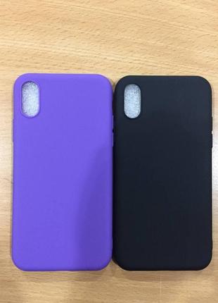 Силиконовый чехол-накладка silicone case для iphone x/xs2 фото