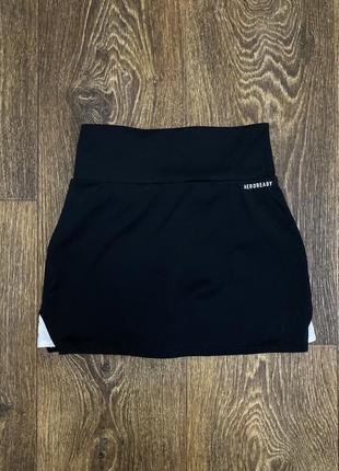 Классная спортивная юбка шорты 2в1 adidas оригинал р.122-1283 фото