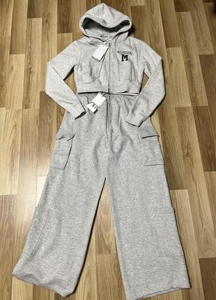 Класні штани кльош спортивні від zara