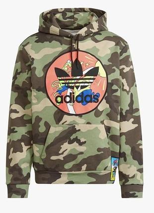 Adidas camo trefoil hoodie hotsell