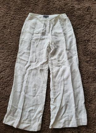 Брюки лён wide leg від its basic