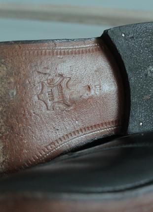 Туфлі шкіряні stead & simpson чорні лаковані чоловічі 44 44.5 класичні8 фото