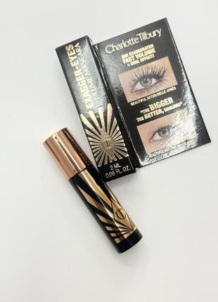 Туш для вій charlotte tilbury exagger-eyes volume mascara, 2 ml