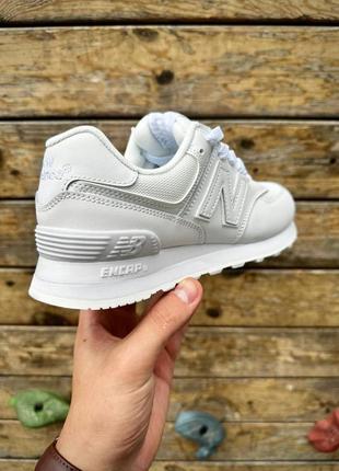 Женские кроссовки new balance 5 Короткие white7 фото