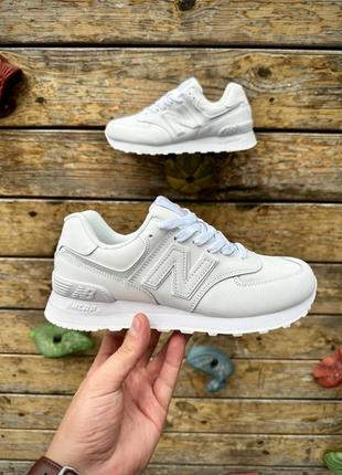 Женские кроссовки new balance 5 Короткие white