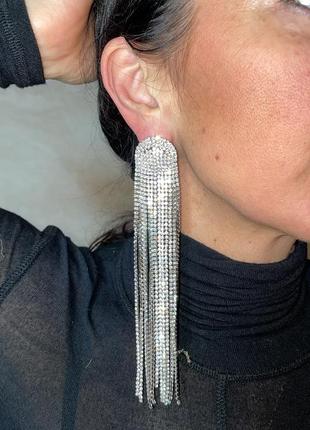 Серьги вечерние
