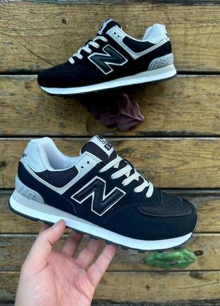 Женские кроссовки new balance 5Q4 black white