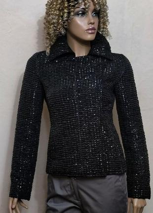 Emporio armani жакет косуха паетки /8851/