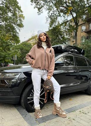 Куртка оверсайз барашек