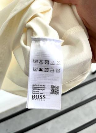 Мужская футболка хлопковая   hugo boss 100% cotton / хьюго босс летняя одежда6 фото