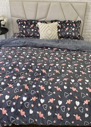 Плюшева постільна білизна