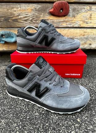 Мужские кроссовки new balance 5↑4 grey black