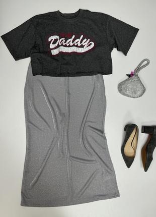 Кардиган, юбка, футболка, туфли, сумка3 фото