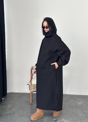 Модное теплое платье