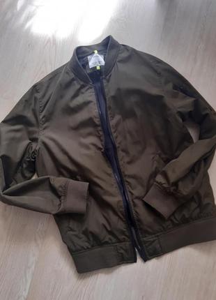 Куртка бомбер ветровка хаки м2 фото