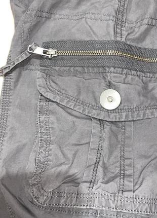 Карго брюки жіночі сірі heine5 фото