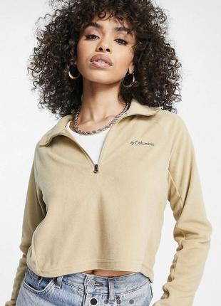 Крута флісова кофта columbia women's glacial ii casual cropped fleece