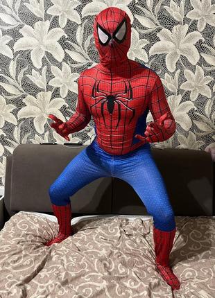 Карнавальний костюм павук пітер spider man 🧍‍♂️ людина-павук новий