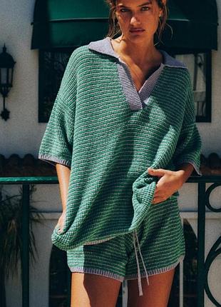 В'язане  поло zara