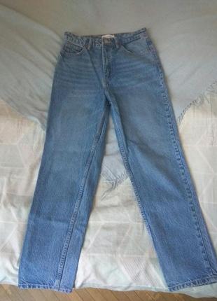 Джинси mom fit high waist zara