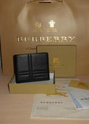 Чоловічий гаманець burberry, шкіра