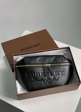 💎 burberry bum bag embossing leather