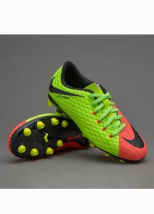 Футбольние бутси nike hypervenom phelon iii fg р.31 уст. 19.5 см.