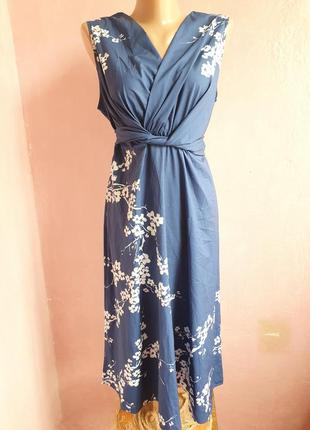 Синя сукня сакура5 фото