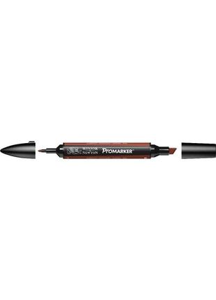 Маркер двосторонній кисточный winsor newton promarker каштановий r934