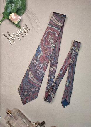 Вінтажна шовкова краватка,  заміри 146 х 9