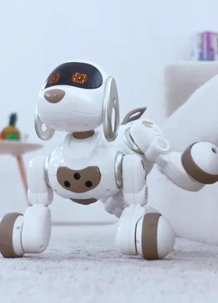 Собачка-робот на радіокеруванні інтерактивна ходяча зі світлом і звуком