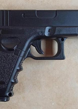 Пістолет дитячий спринговий glock 23 металевий глок 23 кал. 6 мм2 фото