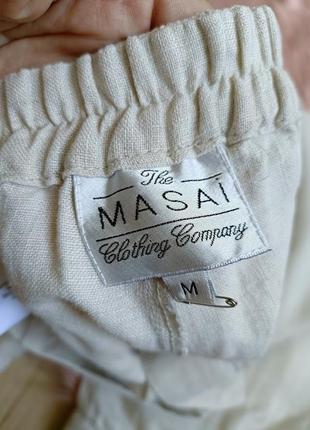 Лляні штани від masai, розмір m4 фото