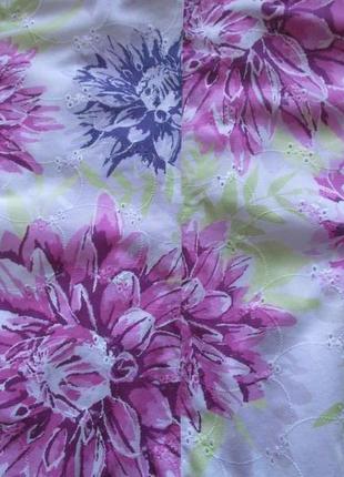 Нежная юбка с вышивкой в цветочный принт classic2 фото
