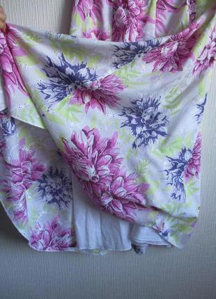 Нежная юбка с вышивкой в цветочный принт classic4 фото
