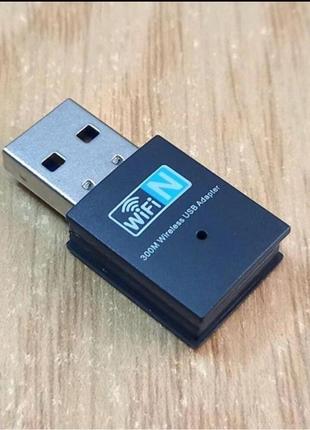 Usb wi-fi адаптер 300 мбіт/с, 2,4 ггц, 802.11n2 фото
